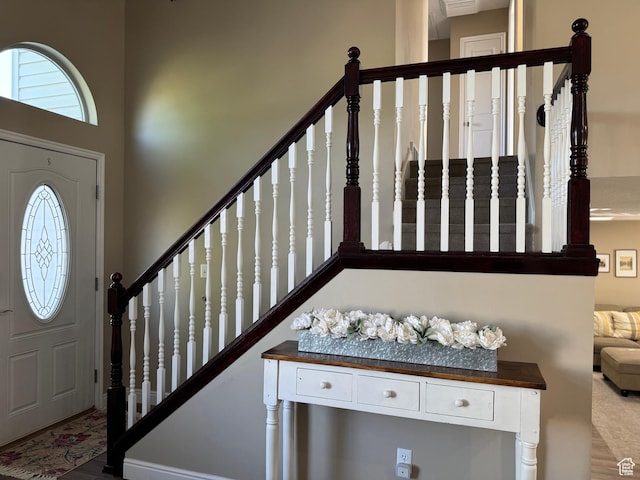 1216 N 2725 W, Layton, UT 84041 - foyer featuring a high ceiling and stairs