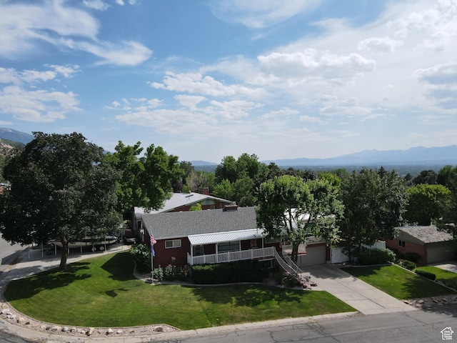 2936 E Ln Joya Dr S, Holladay, UT 84124 - view of subject property featuring a mountain backdrop