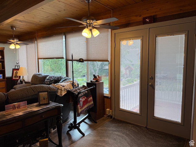 2936 E Ln Joya Dr S, Holladay, UT 84124 - sunroom featuring french doors
