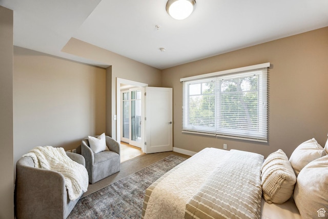 1988 S 1100 E Unit 308, Salt Lake City, UT 84105 - bedroom featuring carpet and access to exterior