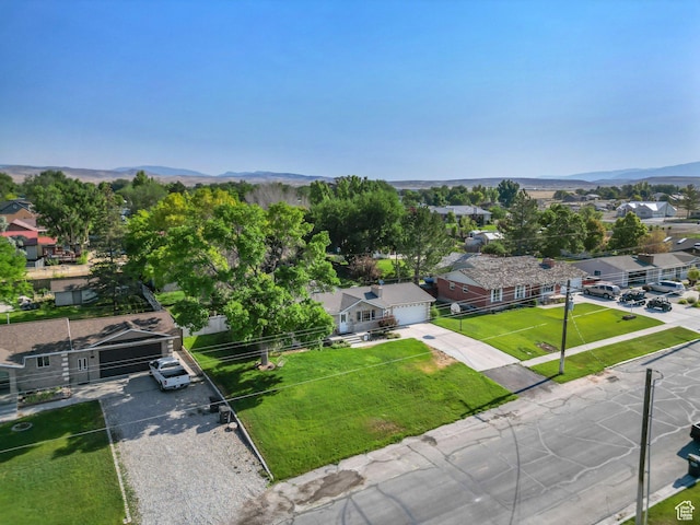 117 E 300 S, Gunnison, UT 84634 - aerial view of residential area with a mountain backdrop