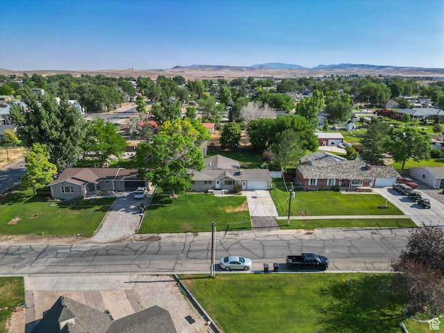 117 E 300 S, Gunnison, UT 84634 - aerial view of residential area featuring a mountainous background