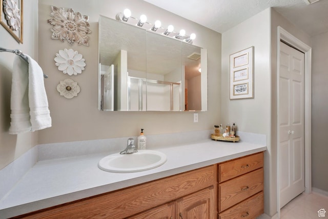 117 E 300 S, Gunnison, UT 84634 - bathroom with vanity and a stall shower