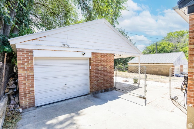 1639 20th S, Ogden, UT 84401 - garage featuring a gate