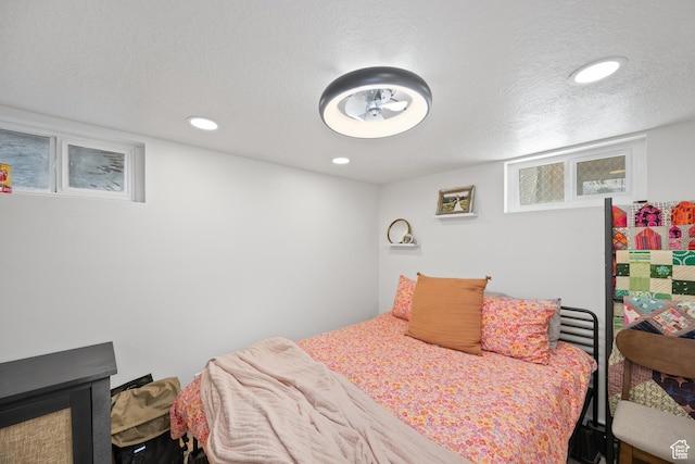 1639 20th S, Ogden, UT 84401 - bedroom with recessed lighting and a textured ceiling