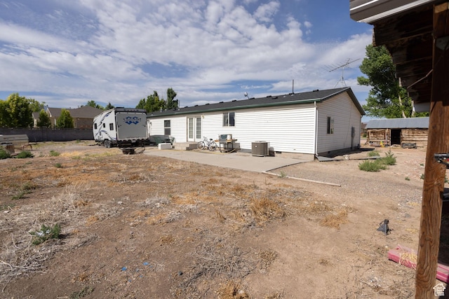 205 W 575 S, Venice, UT 84701 - back of property with a patio and crawl space