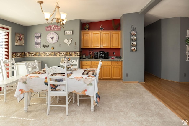 205 W 575 S, Venice, UT 84701 - dining room featuring a chandelier
