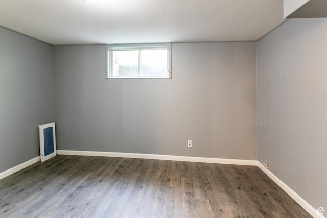 5681 S Calann Dr E, Holladay, UT 84121 - empty room with wood finished floors and baseboards