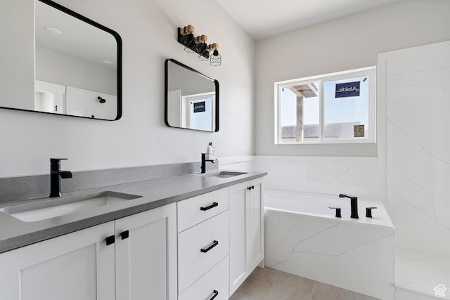 1856 S 2575 W, West Haven, UT 84401 - full bathroom featuring double vanity and a garden tub
