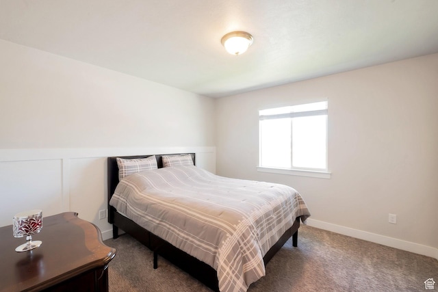 142 W Hackberry Rd, Vineyard, UT 84059 - carpeted bedroom with a wainscoted wall
