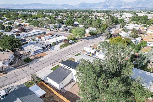 3839 W Saddler Dr, West Jordan, UT 84088 - aerial perspective of suburban area featuring mountains