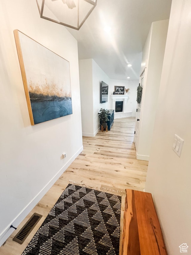 291 W 950 S, Vernal, UT 84078 - corridor with wood finished floors and baseboards