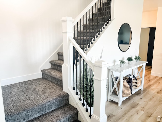 291 W 950 S, Vernal, UT 84078 - staircase featuring wood finished floors and baseboards