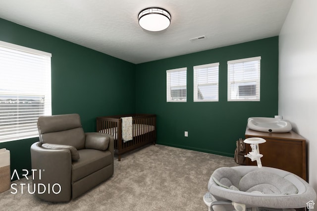 6392 N Wild Mare Way, Stansbury Park, UT 84074 - bedroom with carpet flooring and a crib