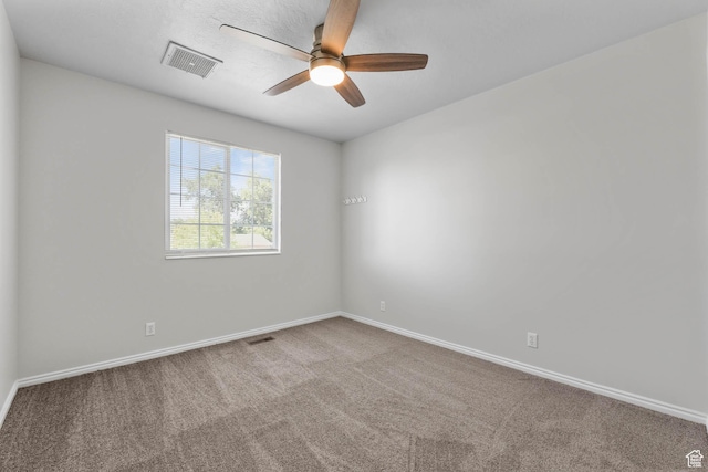 77 W 525 N, Layton, UT 84041 - empty room with ceiling fan and carpet
