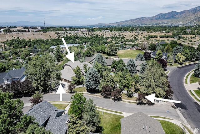1387 E 260 N, Logan, UT 84321 - aerial perspective of suburban area with a mountain backdrop