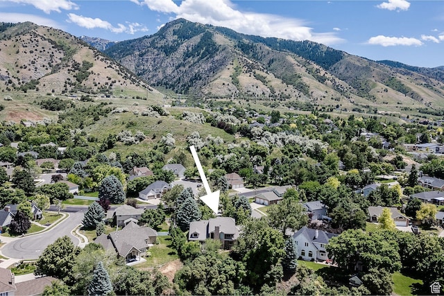 1387 E 260 N, Logan, UT 84321 - aerial perspective of suburban area featuring a mountainous background