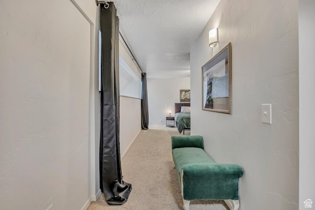 5327 S 560 E Unit F, Murray, UT 84107 - hall featuring carpet floors and a textured ceiling