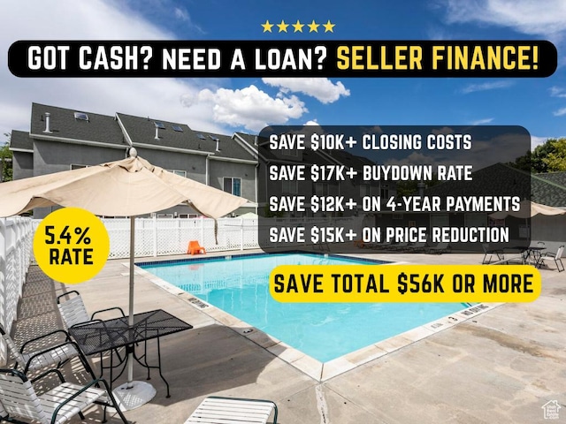 475 N Redwood Rd Unit 80, Salt Lake City, UT 84116 - community pool with a patio
