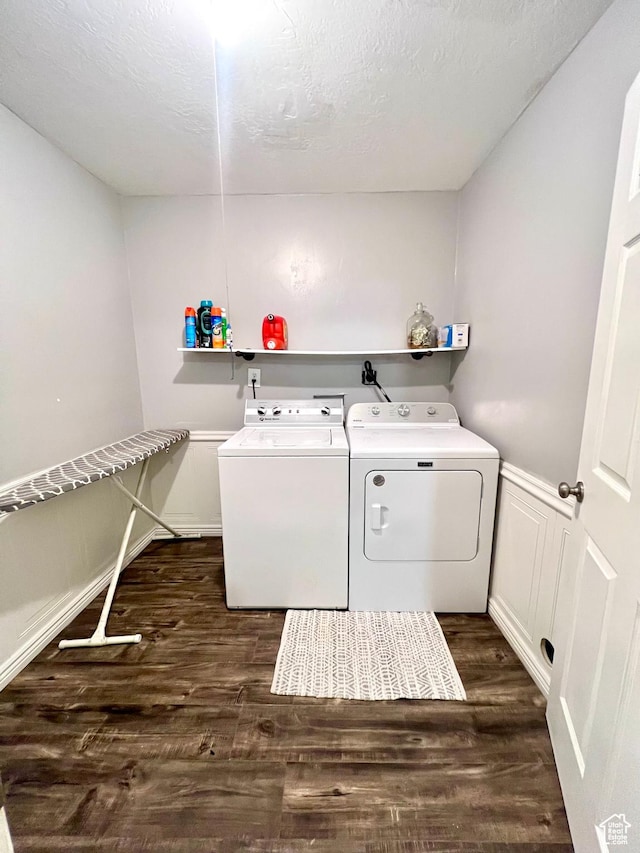 80 N 200 W, Central Valley, UT 84754 - washroom featuring washer and clothes dryer and dark wood-style floors