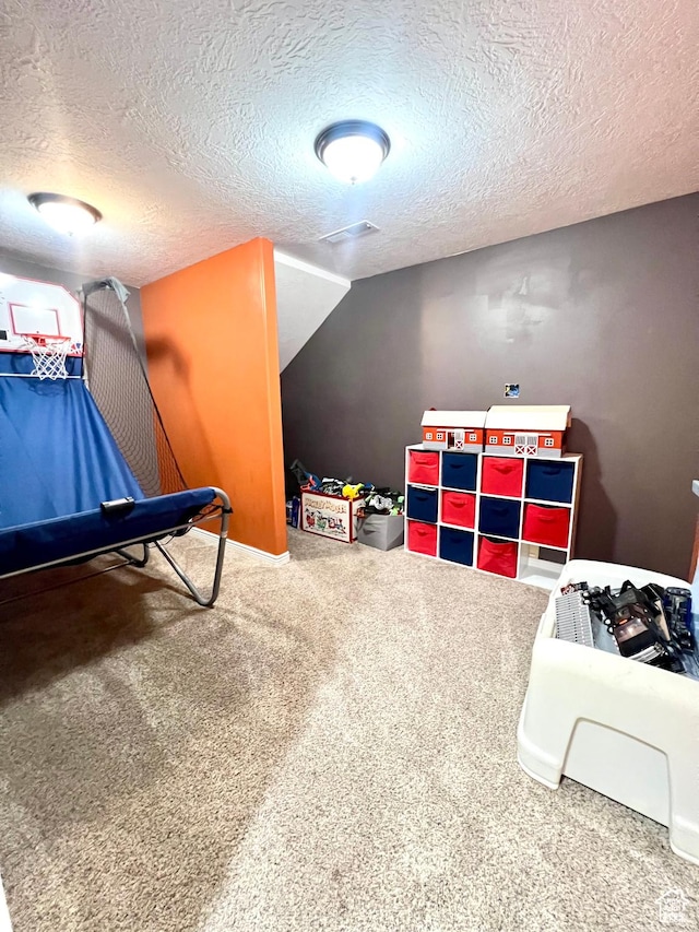 80 N 200 W, Central Valley, UT 84754 - recreation room featuring a textured ceiling and carpet