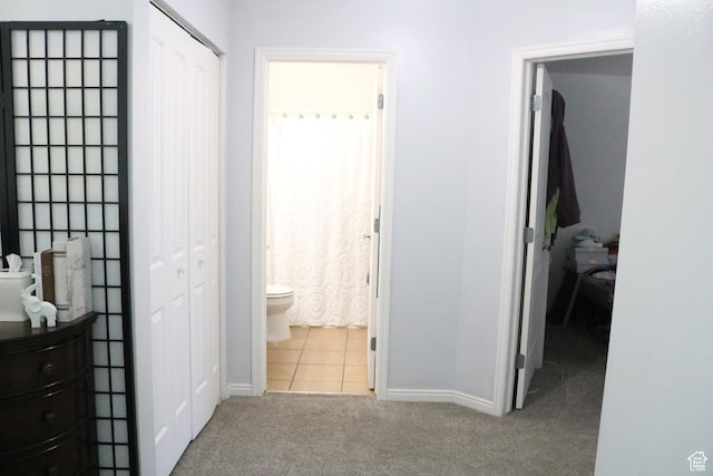 1521 N 420 W Unit 104, Logan, UT 84341 - corridor with carpet and tile patterned floors