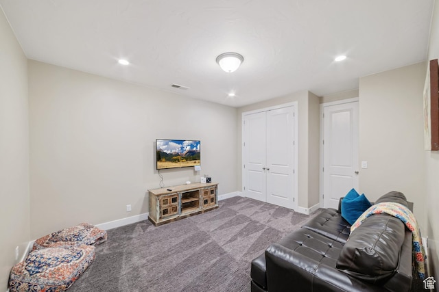 2076 N Doral Ct, Washington, UT 84780 - living room with carpet flooring and recessed lighting