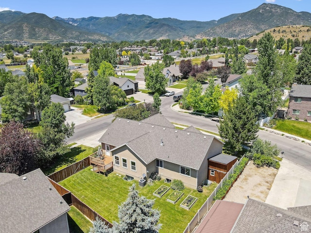 562 E 260 S, Midway, UT 84049 - aerial view of residential area with a mountain backdrop