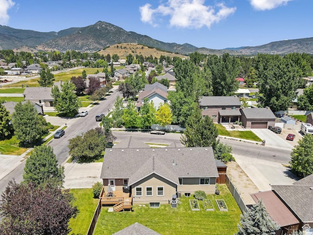 562 E 260 S, Midway, UT 84049 - aerial perspective of suburban area featuring a mountainous background