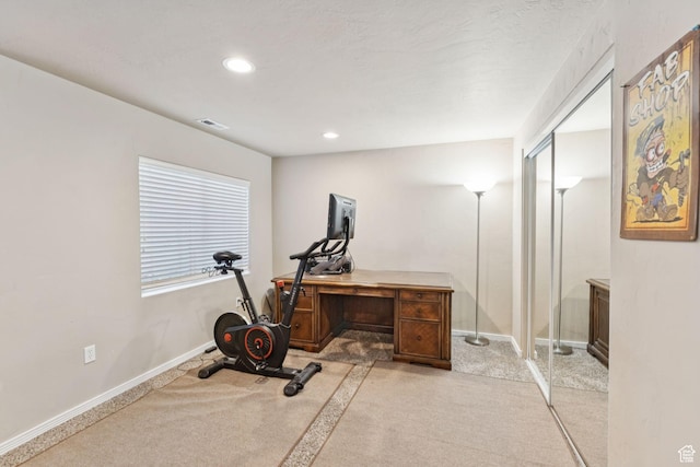 562 E 260 S, Midway, UT 84049 - workout area with light colored carpet and recessed lighting