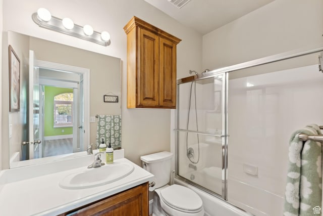 562 E 260 S, Midway, UT 84049 - full bathroom featuring vanity and shower / bath combination with glass door