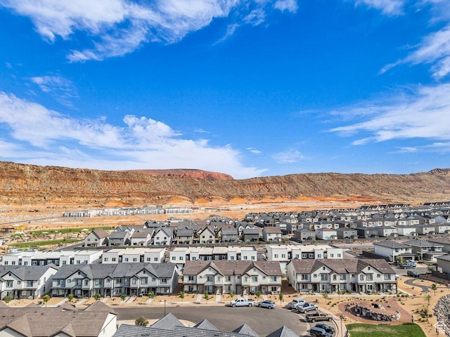 3217 E Elkhorn Ln, Washington, UT 84780 - aerial perspective of suburban area with a mountain backdrop
