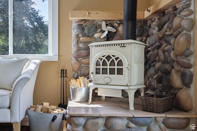 1519 Pine Needle Cir, Coalville, UT 84017 - detailed view of a wood stove