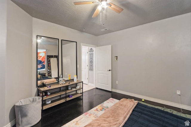 3371 W Waterbridge Cv Unit 417, South Jordan, UT 84095 - bedroom featuring baseboards and a ceiling fan