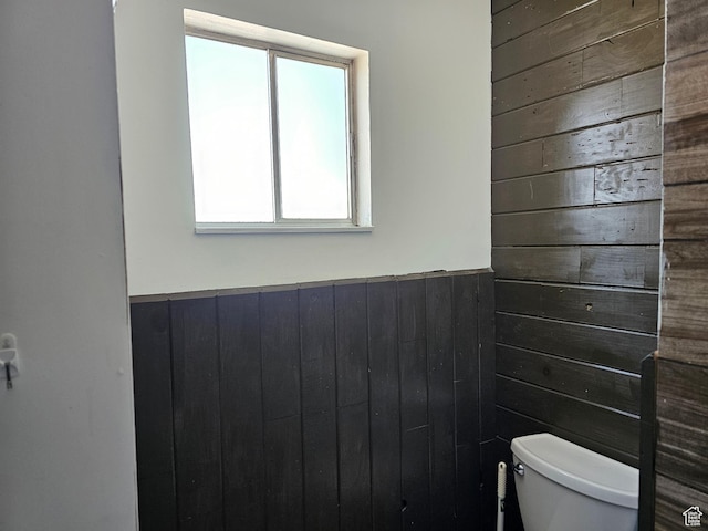92 W 300 N, Huntington, UT 84528 - bathroom featuring wood walls and wainscoting