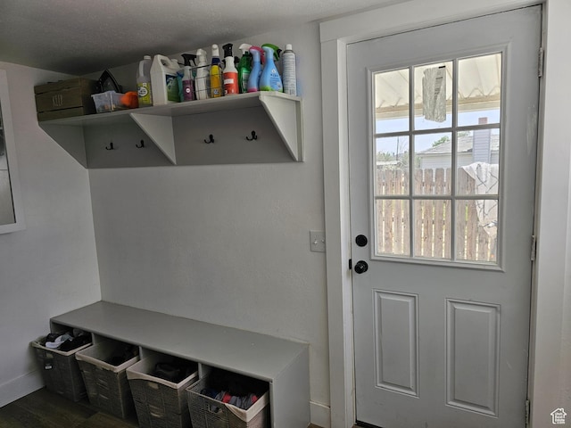 92 W 300 N, Huntington, UT 84528 - mudroom featuring baseboards and dark wood finished floors