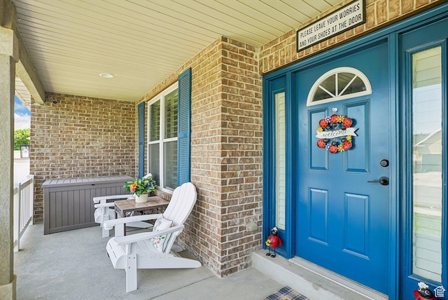 13626 S Bluewing Way, Riverton, UT 84096 - entrance to property featuring a porch and brick siding