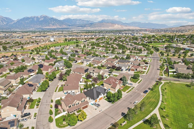 13626 S Bluewing Way, Riverton, UT 84096 - aerial overview of property's location featuring a mountainous background and nearby suburban area