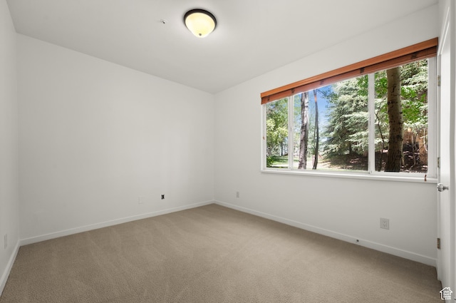 1600 W Pinebrook Blvd Unit F3, Park City, UT 84098 - spare room featuring baseboards and light carpet