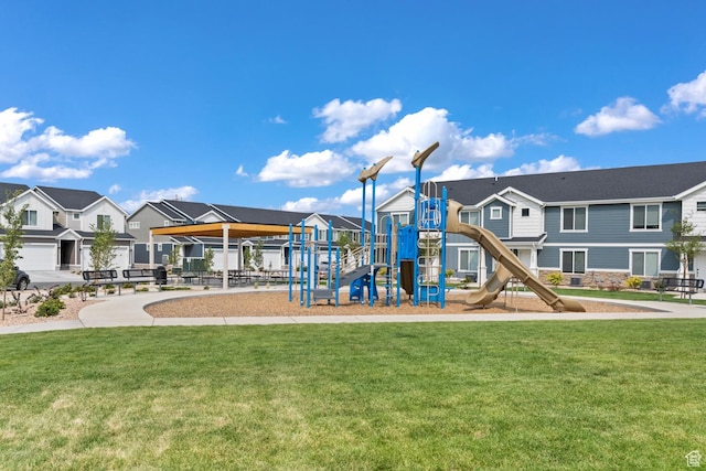 1596 S 3740 E Unit 1358, Spanish Fork, UT 84660 - community jungle gym with a residential view and a yard