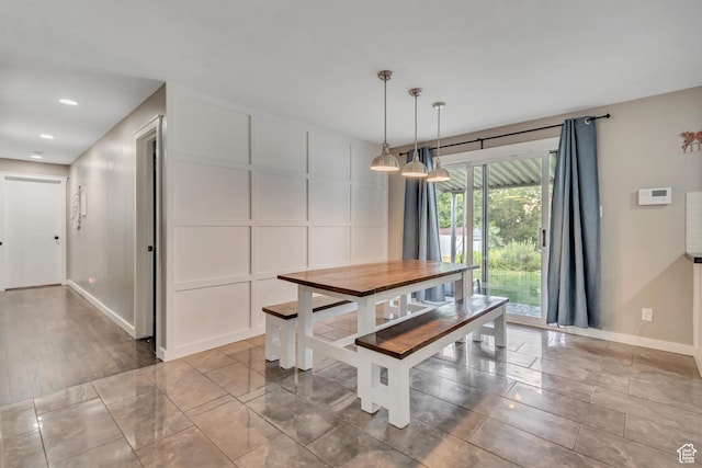 954 N 100 E, American Fork, UT 84003 - dining area featuring a decorative wall and recessed lighting