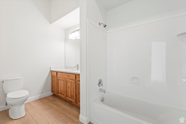 317 S 450 W Unit C, Springville, UT 84663 - bathroom with wood finished floors, vanity, and shower / tub combination