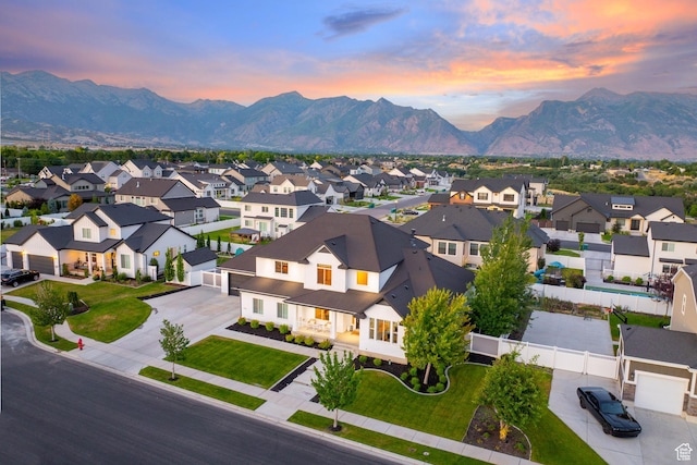 2430 N 325 E, Lehi, UT 84043 - aerial perspective of suburban area with a mountainous background