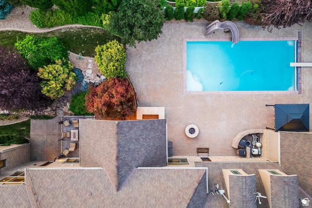 694 W Cephus Rd, Draper, UT 84020 - aerial view of a pool area