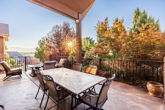 694 W Cephus Rd, Draper, UT 84020 - view of patio / terrace featuring outdoor dining area