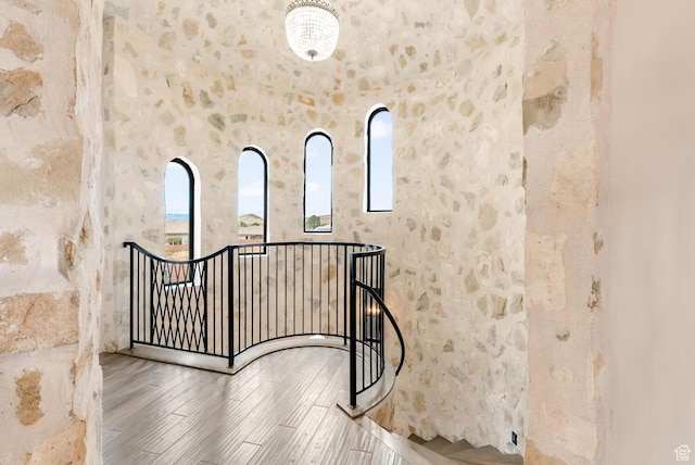 2836 S 2300th Cir E, St George, UT 84790 - stairs with wood finished floors