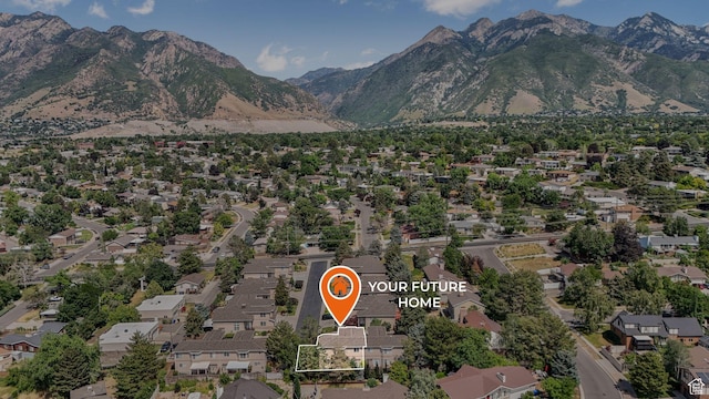 2262 E Emerald Hills Ct, Cottonwood Heights, UT 84121 - view of mountain backdrop featuring nearby suburban area