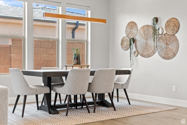 499 W Palo Verde Way Unit 61, Ivins, UT 84738 - dining space with baseboards and wood finished floors