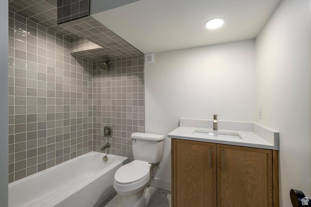 1958 E Longview Dr, Holladay, UT 84124 - full bathroom featuring washtub / shower combination and vanity