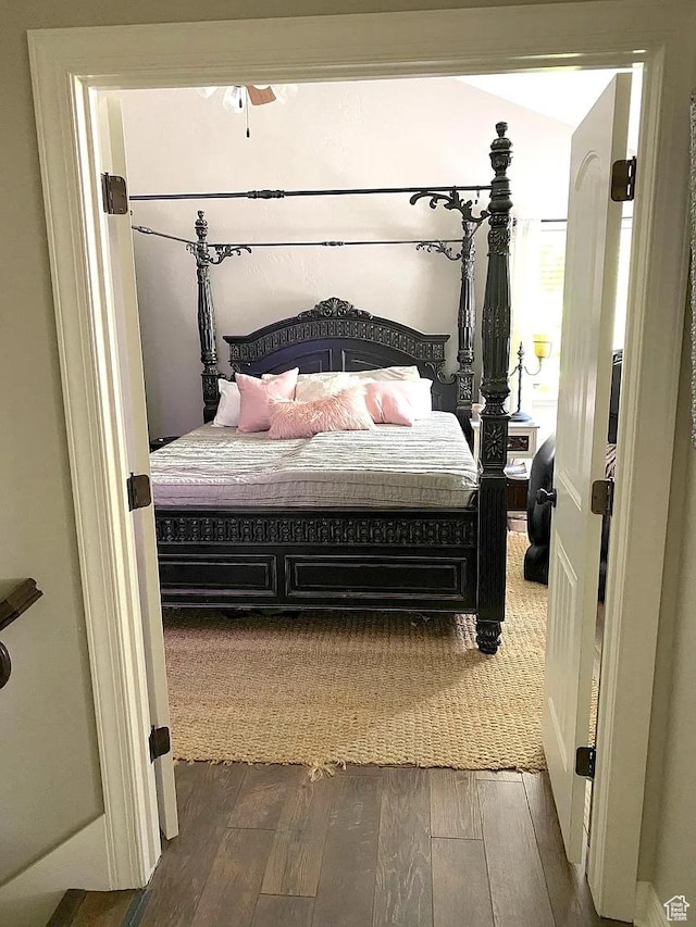 4854 N Shady Bend Ln, Lehi, UT 84043 - bedroom with wood-type flooring
